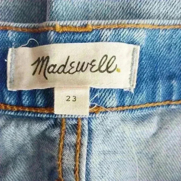 Madewell Rigid Denim A-line Cutout Mini Skirt 23 - Picture 9 of 11